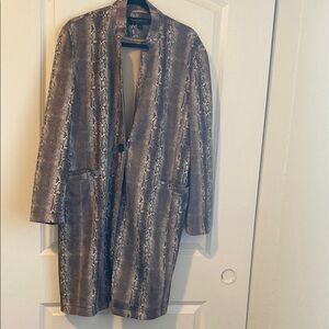 Marc New York Snake Print Blazer